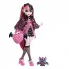 Monster High Pembe ve Siyah Saçlı Draculaura Bebeği