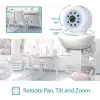 Moonybaby 5 720p HD Bebek Monitörü, Uzaktan Eğim Kameralı