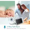 Moonybaby 5 720p HD Bebek Monitörü, Uzaktan Eğim Kameralı