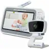 Moonybaby 5 HD Düşük EMF Kablosuz Bebek Monitörü, Kameralı ve Sesli