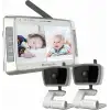 Moonybaby Trust 50 Düşük EMF Kablosuz Bebek Monitörü - 2 Kamera