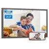 Nethgrow Büyük Dijital Resim Çerçevesi 21.5 Inc 2.4 5G WiFi 1080p - Siyah Wifi