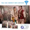 Nisoo WiFi ve Bluetooth Özellikli - Mini Film Projektörü, Ev Eğlencesi İçin 1080P Destekler