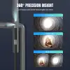 Oiiwak 180 Derece İki Yönlü Eklemli Çift Lensli 8.5mm Endoskop Kamera, 5 Inc IPS