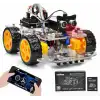 OSOYOO Robot Araba Başlangıç Kiti - Arduino -STEM Uzaktan Kontrollü Eğitici