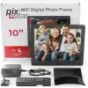 Pix-Star 10 Inc WiFi Dijital Resim Çerçevesi - Ücretsiz Bulut Depolamaya Sahip