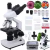 Poothoh Bileşik trinoküler Mikroskop 40X-5000X Büyütme
