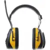 PROTEAR Dijital AM FM Radyo Kulaklıklar, 25dB Kulak Koruma - Sarı