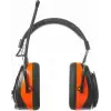 PROTEAR Dijital AM FM Radyo Kulaklıklar, 25dB Kulak Koruma - Turuncu