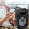 Pyle 400W Taşınabilir Bluetooth PA Hoparlör -Subwoofer Sistemi PPHP844B