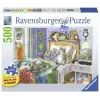 Ravensburger Cat Nap 500 Parça Büyük Puzzle - 14966