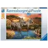 Ravensburger Zebra 500 Parça Puzzle - 17376 - 48.2 x 35.5 cm