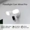Ring Floodlight Cam Wired Pro Kuş Bakışı ve 3D Hareket Algılama, Beyaz