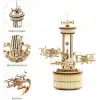 Robotime 3D Ahşap Puzzle Müzik Kutusu Modeli Kiti