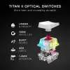 ROCCAT Pro Tenkeyless Lineer Optik Titan Switch PC Oyun Klavyesi