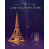 Rolife Büyük Eyfel Kulesi 3D Ahşap Puzzle - LED Model Yapı Seti