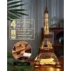 Rolife Büyük Eyfel Kulesi 3D Ahşap Puzzle - LED Model Yapı Seti