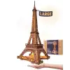 Rolife Büyük Eyfel Kulesi 3D Ahşap Puzzle - LED Model Yapı Seti