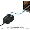SABRENT 100 Watt Çoklu Bağlantı Noktalı USB Hızlı Şarj Cihazı (AX-ADPD)