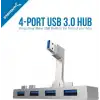 SABRENT İnce Tek Gövdeli 4 Bağlantı Noktalı USB 3.0 Hub (HB-IMCU)