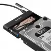 SABRENT USB 3.2 Type C M.2 PCIe NVMe + 2,5/3,5 İnç SSD ve HDD Dönüştürücü [DS-UCMH]