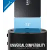 SABRENT USB C Bağlantı İstasyonu ve SSD ve HDD Çevrimdışı Klonlama (DS-UNHC)
