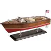 SAILINGSTORY Ahşap Tekne Riva Aquarama Sürat Teknesi 1/20 Ölçekli