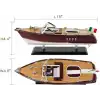 SAILINGSTORY Ahşap Tekne Riva Aquarama Sürat Teknesi 1/20 Ölçekli