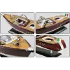 SAILINGSTORY Ahşap Tekne Riva Aquarama Sürat Teknesi 1/20 Ölçekli