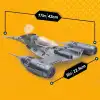 STAR WARS Epic Hero Series The Mandalorians N-1 Starfighter Ship Oyuncak