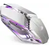 TENMOS T12 Kablosuz Oyun Mouse Şarj Edilebilir, 2.4G Sessiz Optik - Gümüş