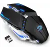 TENMOS T12 Kablosuz Oyun Mouse Şarj Edilebilir, 2.4G Sessiz Optik - Siyah