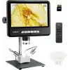 TOMLOV DM401 Pro 2K Dijital Mikroskop 1200x, 7 Inc 24MP HDMI IPS