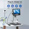 TOMLOV DM401 Pro 2K Dijital Mikroskop 1200x, 7 Inc 24MP HDMI IPS