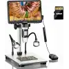 TOMLOV DM9 7 Inc LCD Dijital Mikroskop 1200X, 1080P