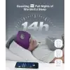 TOPOINT Uyku Kulaklıkları Bluetooth 3D Uyku Maskesi - Mor (Kadife)