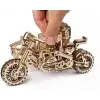 Ugears 3D Ahşap Puzzle Motosiklet Modeli