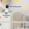 VTech Akıllı WiFi Bebek Monitörü, 2K CMOS Sensörlü 5.5 Inc - 2 Kamera