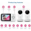 VTech VM819-2 Video Bebek Monitörü - 19 Saat Pil Ömrü - 2 Kamera