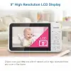 VTech VM924 Uzaktan Pan-Tilt-Zoom Videolu Bebek Monitörü, 5 Inc Ekran