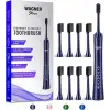 Wagner Stern Ultrasonik Beyazlatma 8 Fırça Başlıklı Diş Fırçası - Mavi