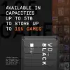 WD_BLACK 1 TB P10  Xbox için Oyun Sürücüsü