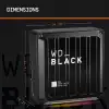 WD_BLACK D50 Game Dock, Thunderbolt 3 Bağlantılı RGB