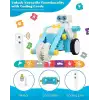 WhalesBot B3 Pro Kodlama Robotu 4+ Yaş Çocuklar İçin 24ü 1 Arada Robotik Kit