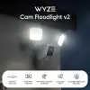 Wyze Floodlight Kamera v2, 2K HD Dış Mekan Güvenlik Kamerası - Beyaz