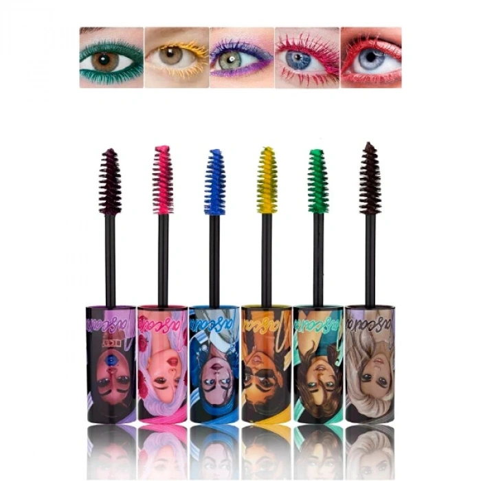 6lı Renkli Maskara Seti