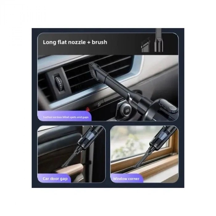 Dijital Göstergeli Şarjlı Araç Süpürgesi