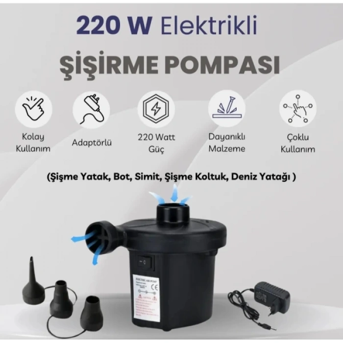 İki Yönlü Elektrikli Hava Pompası