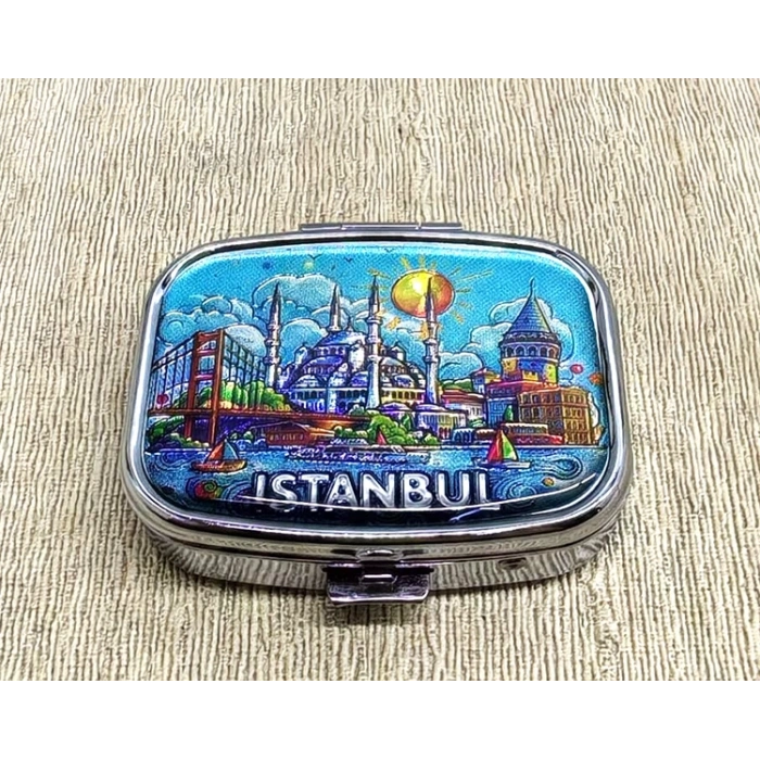İstanbul Temalı İlaç Kutusu - Model 9