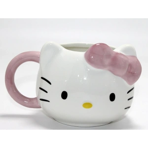 3D Hello Kitty Tasarımı Porselen Kupa Bardak